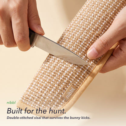 Nibbl® Natural Sisal + 100% Catnip Kicker Toy
